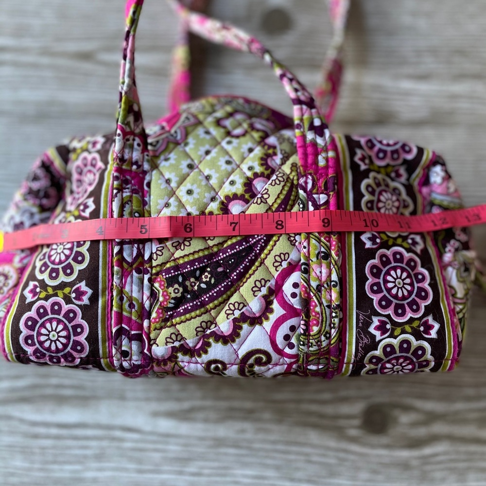 Vera Bradley purple paisley purse - Picture 9 of 11